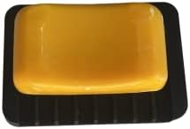 Flexible Silicone Soap Dish - Waterfall Shape Black