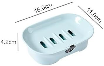Double Layer Soap Dish with Drainage Slots Pink