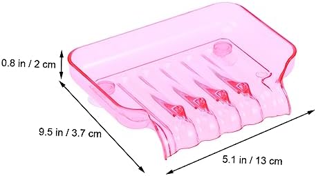 Garneck Bathroom Soap Dish Holder with Suction 1
