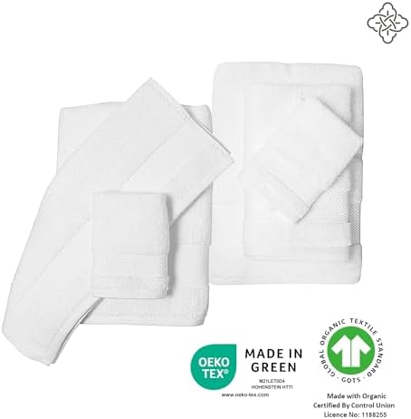 BIOWEAVES Organic Cotton Bath Towels Pack of 2