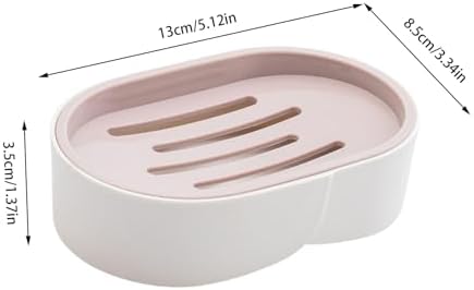 Safe Durable Soap Dish with Drainage and Anti-Slip Design