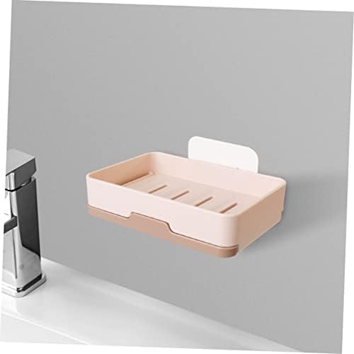 Hoement Leak Proof Soap Dish Wall Mounted Holder