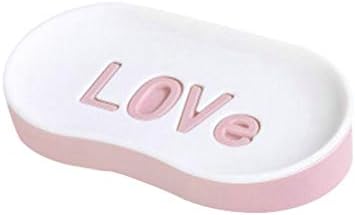 TOPBATHY Double Layer Wall Mounted Pink Soap Holder