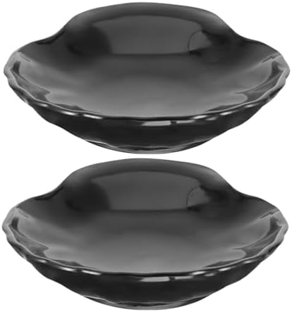 Luxshiny 2pcs Shell Shaped Soap Dish Elegant Holder Non-Slip Reusable Plastic