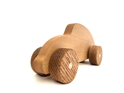 Wooden Car Toy for Toddlers Montessori Baby Shower Gift