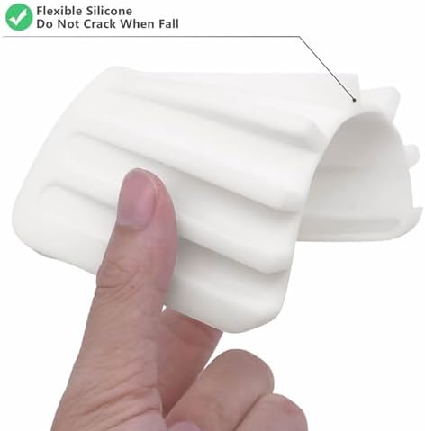 Self-Draining Silicone Soap Holder for Bathroom Kitchen