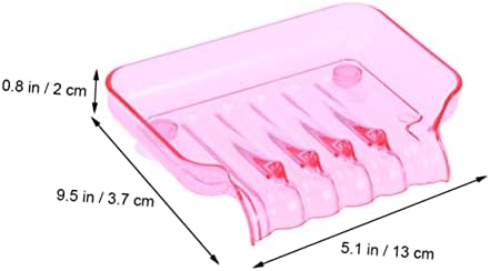 Bathroom Waterfall Soap Dish with Two Suckers