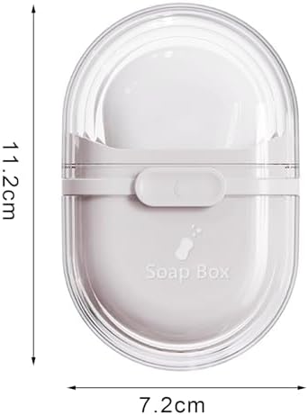 Travel Soap Box with Drainage and Lock Design 1