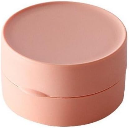 Portable Soap Dish with Lid Waterproof Travel Soap Holder 8x8x45cm Pink