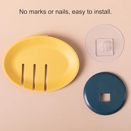 Curfair Soap Dish Wall-Mounted Black Durable