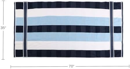 Lavish Home 2-Piece Bath Towel Set - Navy