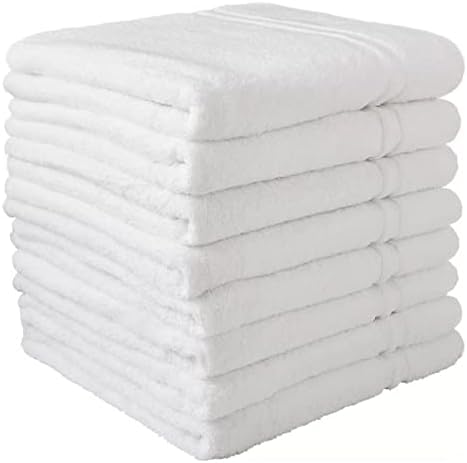 Member Mark Bath Towels 24x50 White 8 CT