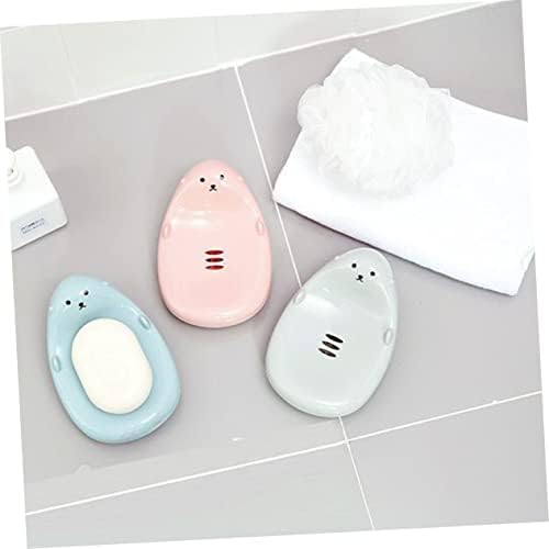WOONEKY Heart Shaped Soap Dish Holder for Bathroom