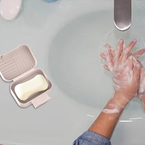 Travel Soap Case Box with Lid Portable and Leak Proof