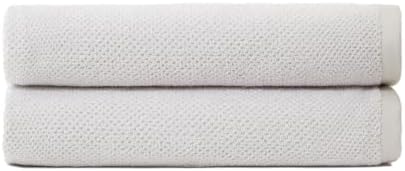 Cozy Earth Nantucket Pattern Bath Towel Set - 2 Pack 30 x 58