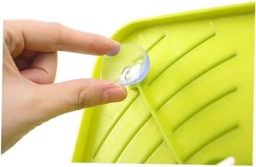 PRETYZOOM Triangle Sponge and Soap Holder with Suction Base