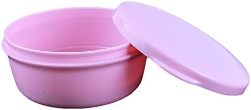 ShanLily Portable Round Soap Holder with Leak-Proof Lid