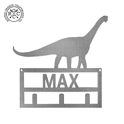 Dinosaur Signs with Hooks - Personalized with Childs Name