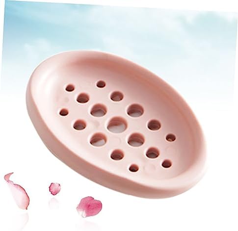 STOBAZA Drainage Soap Dish Silicone Holder for Kitchen and Bathroom