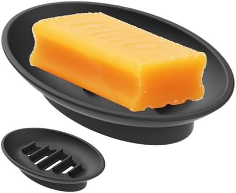 Silicone Soap Dish for Shower Bar Holder Tray - 492x331in