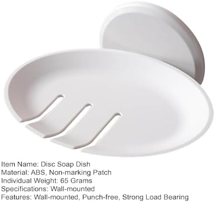 Curfair Soap Dish Wall-Mounted Black Durable