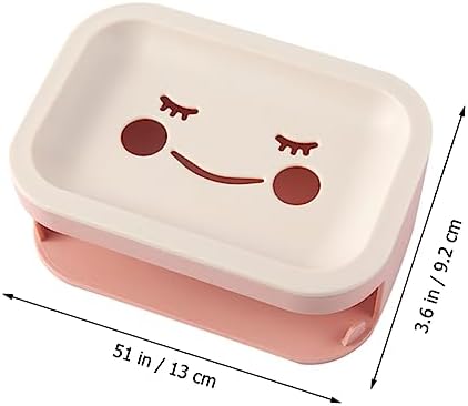 BUGUUYO Double Layer Wall-Mounted Soap Draining Dish