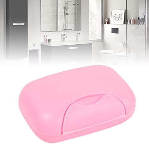 Senrusa Clear Travel Soap Dish with Lid - Leakproof and Portable