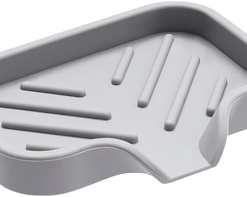 Lamphle Drain Mat Silicone Soap Dish Organizer