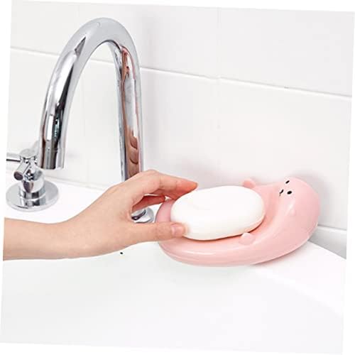Luxshiny Heart Shaped Soap Drainer Holder