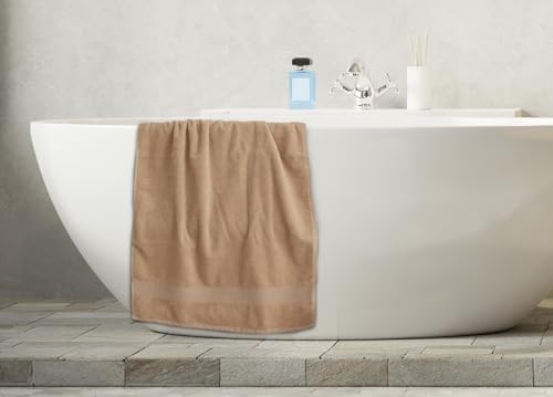 COTTON CRAFT 8-Piece Towel Set - 500 GSM Beige Bath Towels