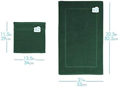 Hearth Harbor Hunter Green Bath Towel Set