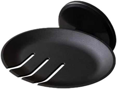 Curfair Soap Dish Wall-Mounted Black Durable