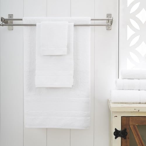 Ephesos Custom Monogrammed Towel Set - 3 Piece Wheat Design with J in Blue