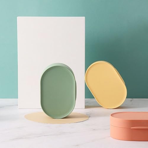 Portable Soap Dish with Lid for Travel and Bathroom Use