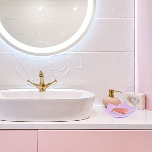NOLITOY 2pcs Silicone Soap Dishes with Drainage