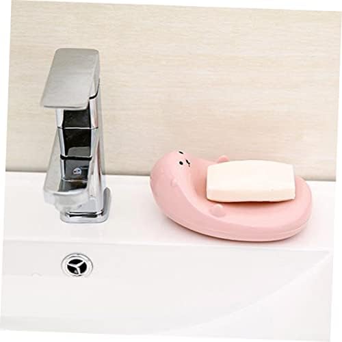 HOLIDYOYO Round Heart Shaped Soap Dish Drainer Holder 1