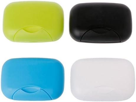 ZIRANU Travel Soap Dish Holder for Bathroom Shower Kitchen