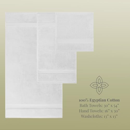 Aston Arden Egyptian Bath Towels - 2 Pack Light Grey
