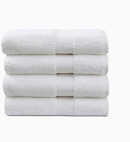 1888 Mills 4 Pack Bath Towel Set White