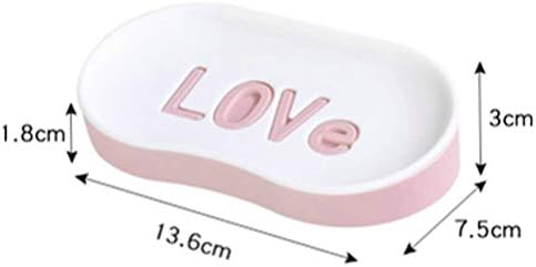 TOPBATHY Double Layer Wall Mounted Pink Soap Holder