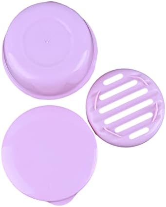 DAMAJI Portable Soap Holder with Lid for Travel and Bath