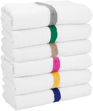 Arkwright White Bath Towel - 22 x 44 in - Pack of 6
