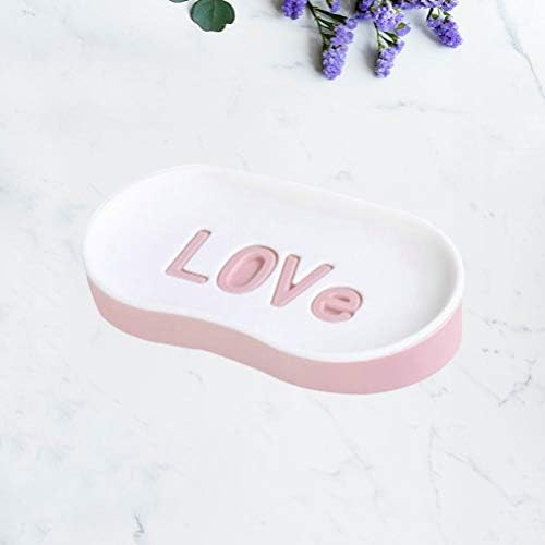 TOPBATHY Double Layer Wall Mounted Pink Soap Holder