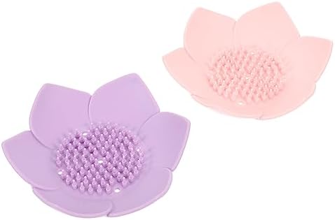 NOLITOY 2pcs Silicone Soap Dishes with Drainage