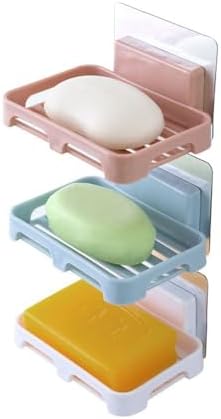 1PCS Plastic Soap Box Bathroom Soap Holder with Drainage