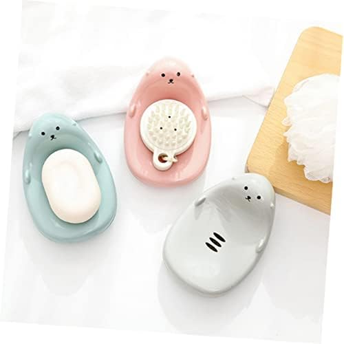 Luxshiny Heart Shaped Soap Drainer Holder