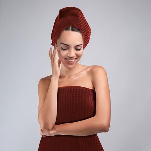 Pskl Turkish Cotton Waffle Bath Towels Pack of 2 1