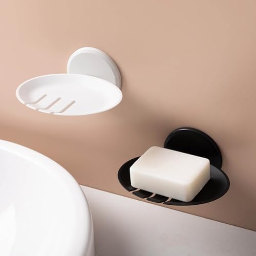Curfair Soap Dish Wall-Mounted Black Durable