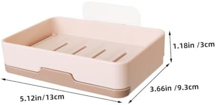 Alipis Wall-Mounted Soap Dish Draining Soap Rack