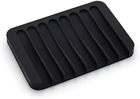 DNIEBW 2Pcs Silicone Soap Holder with Waterfall Design 1